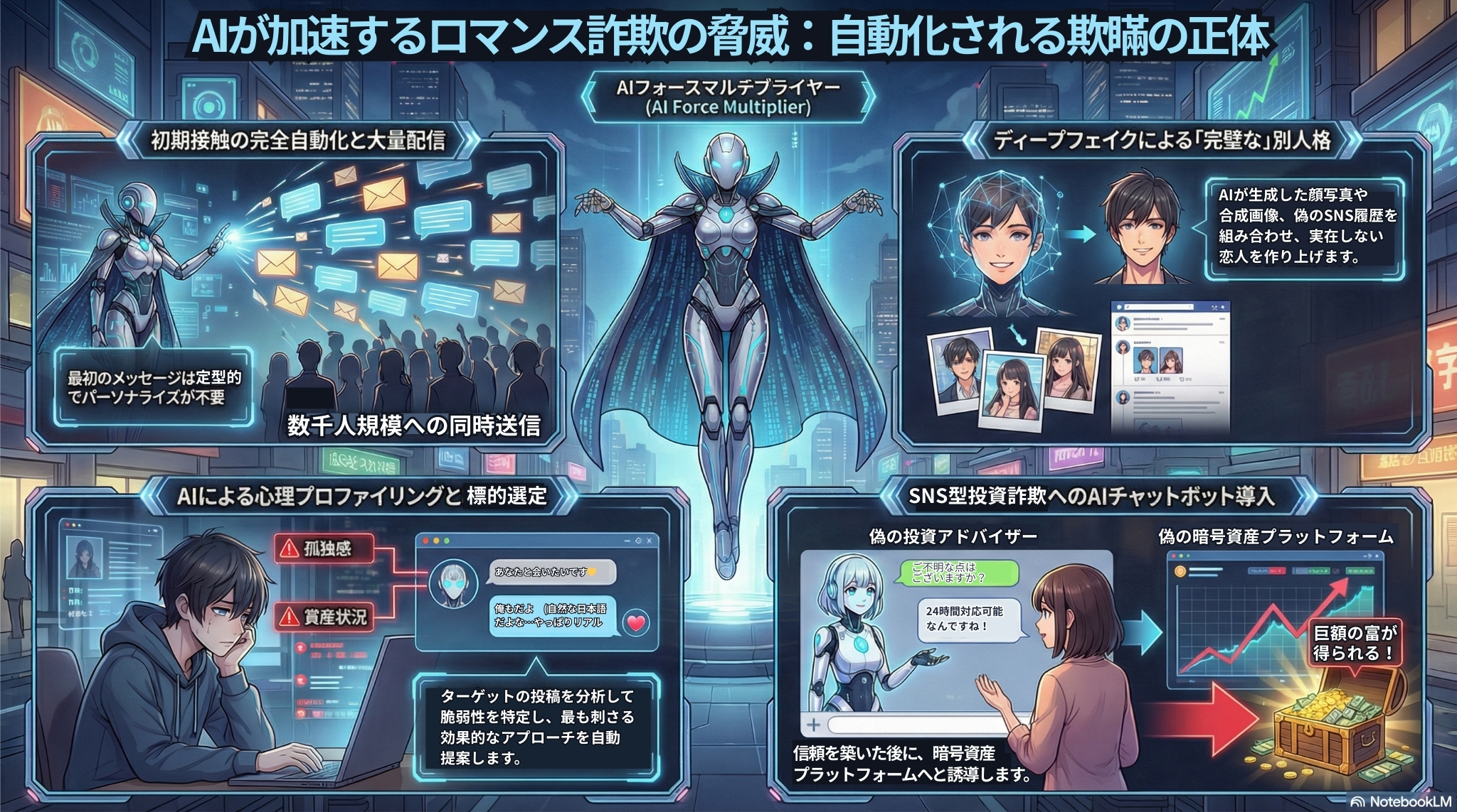 AIはロマンス詐欺をどう進化させているのか？最新研究が暴く「欺瞞の自動化」と手口