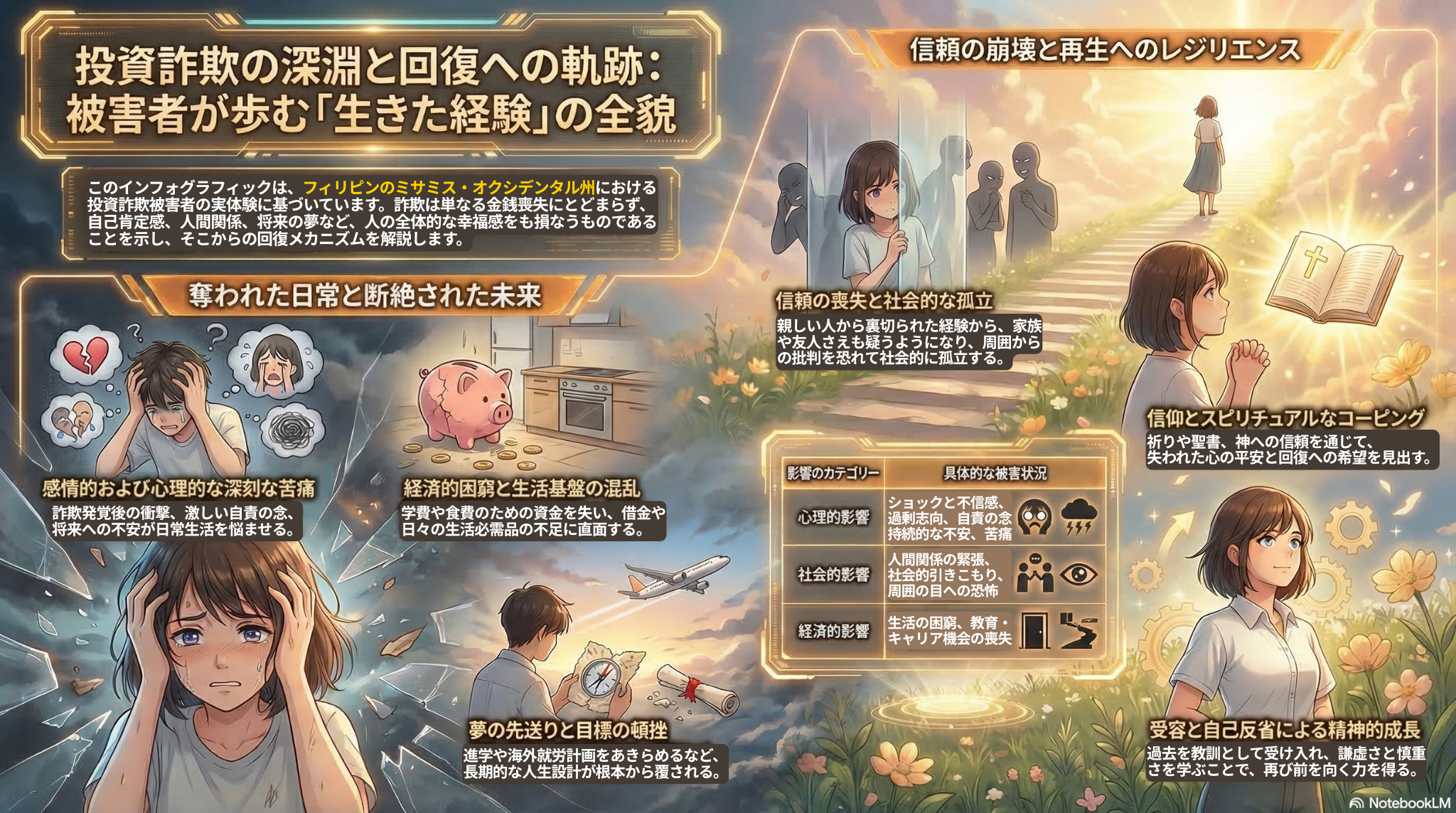 投資詐欺被害の深淵と回復
