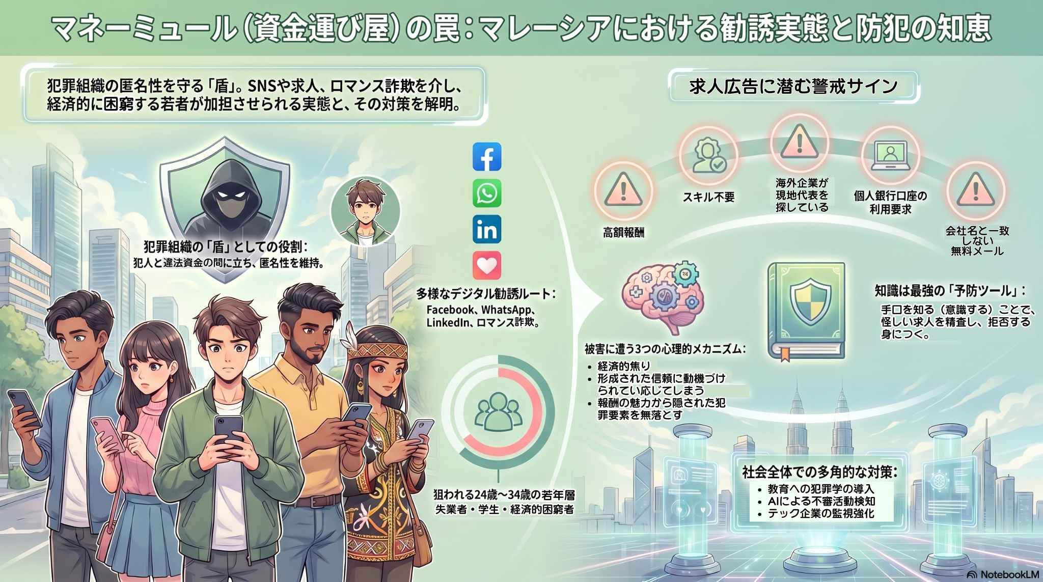 若者が狙われている・マネーミュール