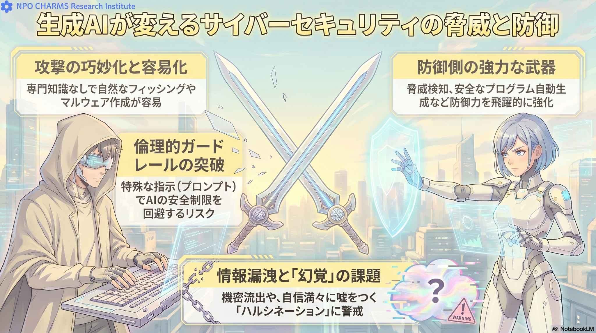 生成AIが変えるサイバーセキュリティの脅威と防御