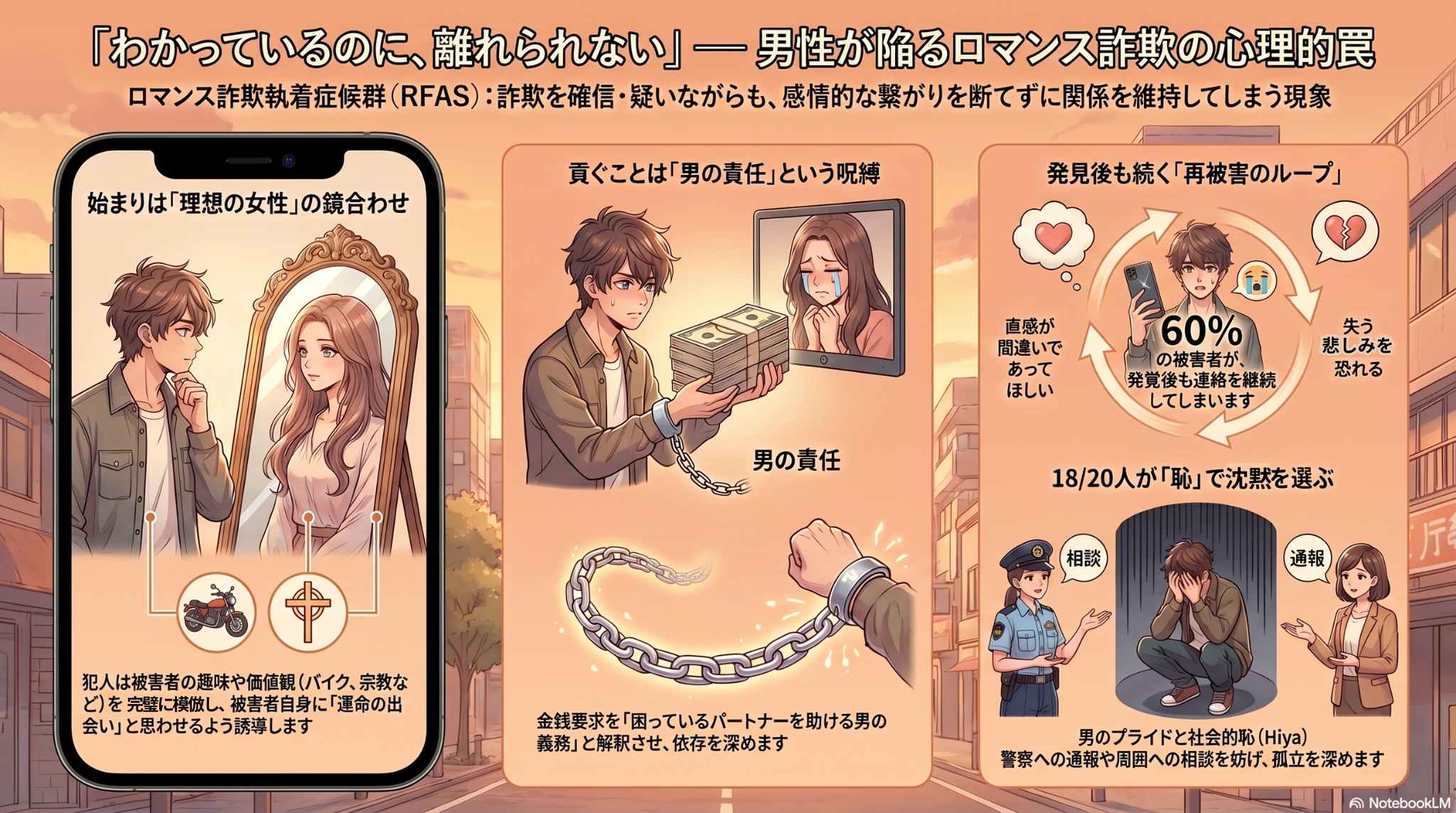 男性被害者の心理的罠