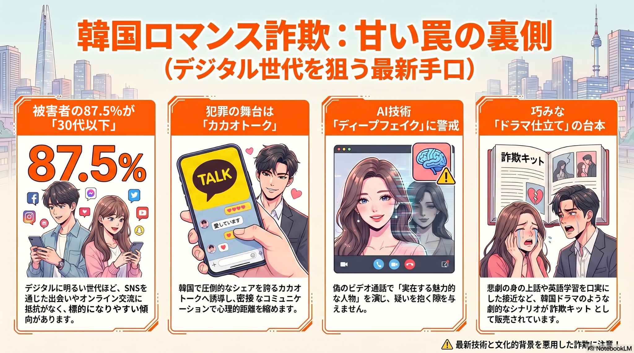 韓国でも急増する国際ロマンス詐欺